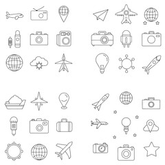 set of icons for web