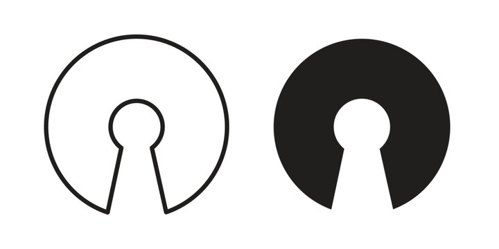 Open source icons in trendy linear style vector. Vector illustration