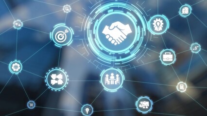 B2B strategy and technology transforming business-to-business operations, optimizing communication,...