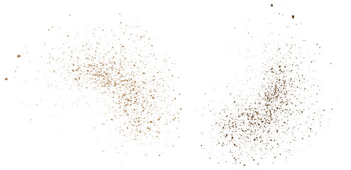 Obraz premium Realistic isolated cinnamon powder splash background design