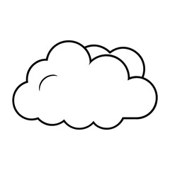 Cloud line art, Cute cloud line art, sky