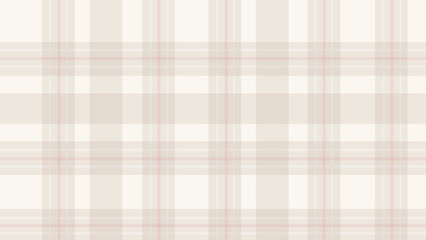 Geometric beige plaid print in pastel tones, vector background