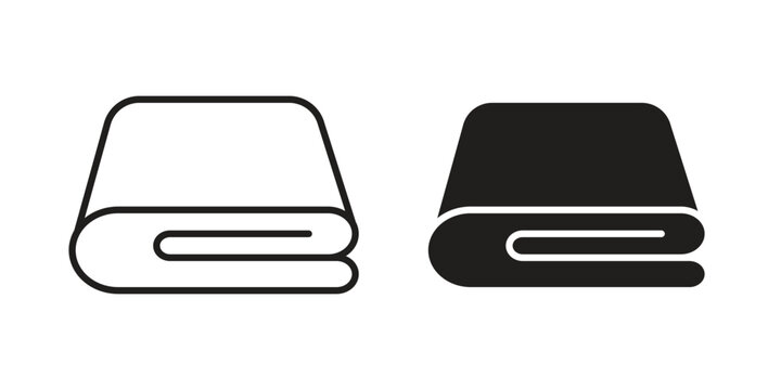 blanket icons in trendy linear style vector. Vector illustration