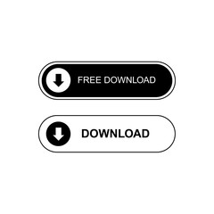 Minimalist Download Buttons for Web Design