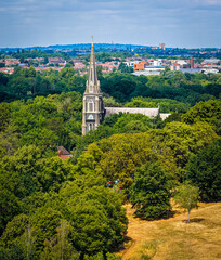 Fototapeta premium Church in Hanwell in London, England