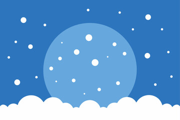 Fototapeta premium blue christmas background