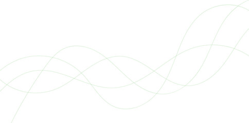 Abstract green curve isolated on white or transparent  speed effect isolated on transparent and white background.