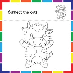 Cute Animal Connect the Dots Worksheet for Kids, Fun Dot to Dot Animal Activity Pages
