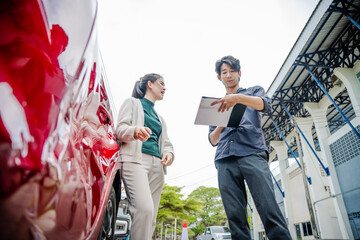 Car accident crash, Car accident protection, Claim collision, Auto emergency. Crashed car claim...