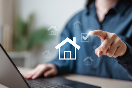 Property management concept. Real estate investment. Planning estate business. Housing market agent.