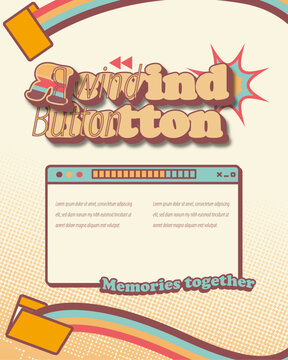 Instagram post templates designed with a retro aesthetic, incorporating elements like vintage typography, grain textures, old-school tech