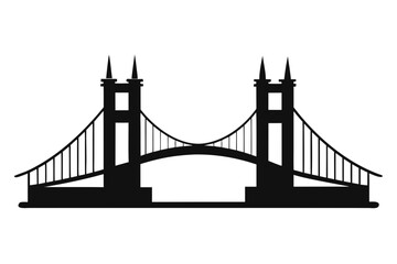 Obraz premium bridge vector illustration