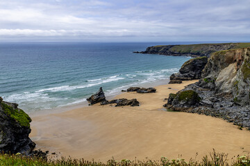 Bedruthan Steps, Cornwall, England, United Kingdom