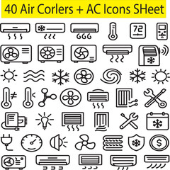 Air Corler ICons SHeet 