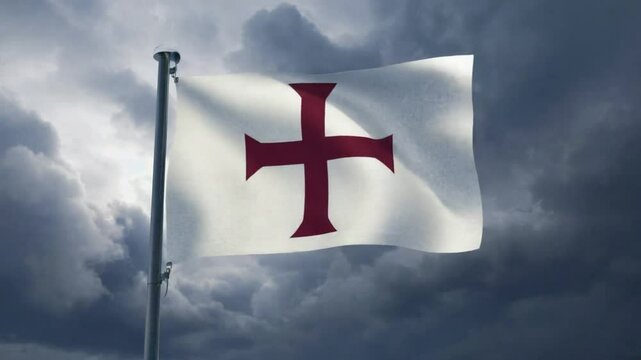 Flag of the Templars.