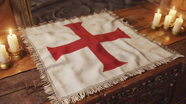 Flag of the Templars.