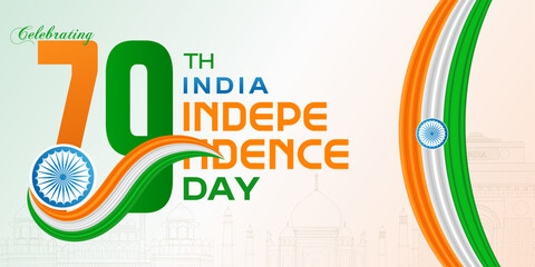 India Independence Day Banner: A Milestone of Freedom and Progress, August 15th