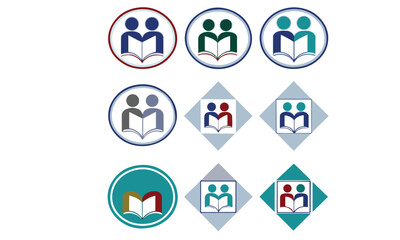 kindergarten line icon set vector