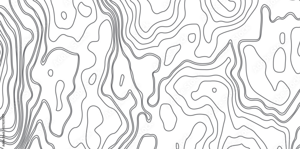 Poster abstract lines background. contour maps. topo contour map on white background. seamless pattern with