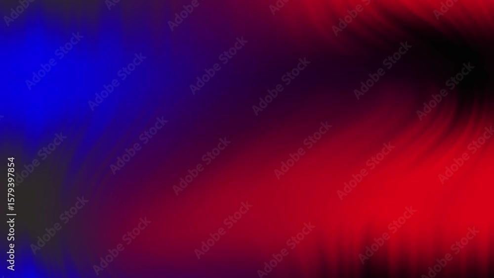 Poster dynamic blue and red abstract gradient background with wavy light effects