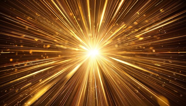 a luminous gold starburst texture background with radiating light effects