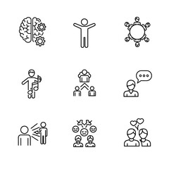 Various types of therapy are illustrated with line drawings