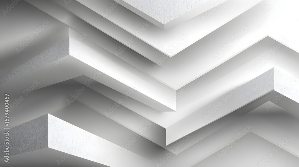 Aufkleber modern white and grey background design technology decoration architecture futuristic concept for we
