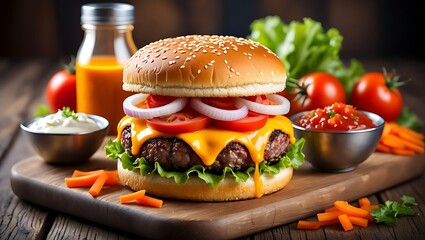 Juicy Cheeseburger A Culinary Delight - Recipe and Guide