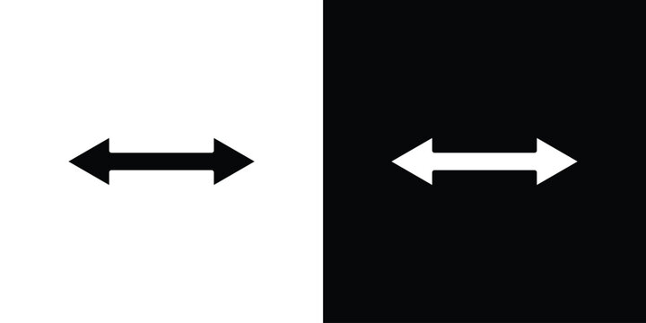 Double arrow icon vector glyph pack. Black silhouette icons.