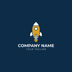 Rocket Boost Modern Logo Design