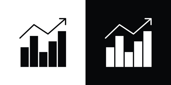 Benchmarking icon vector glyph pack. Black silhouette icons.