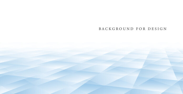 Abstract background with perspective. Digital smooth surface with blue geometric polygon shapes. Modern vector template for technology and business design