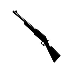 weapon black icon flat design