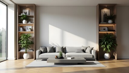 Modern Interior of Living Room