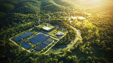 Sustainable Energy: Harmony of Nature and Technology