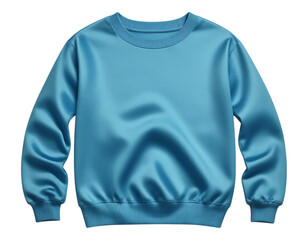 Fototapeta premium Sky Blue Satin Sweatshirt