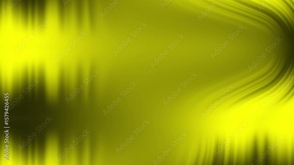 Aufkleber dynamic yellow abstract: flowing gradient background with smooth transitions and luminous effects