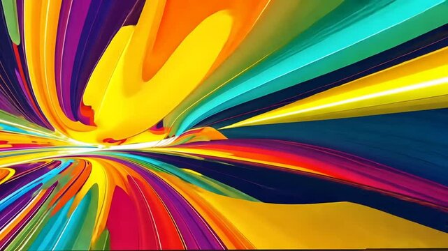 abstract background with rainbow