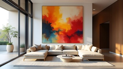 Stylish Living Room Interior Layout