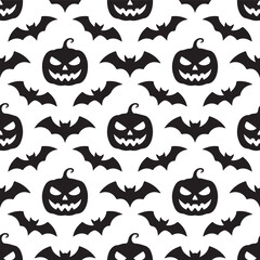 Spooky Halloween Elements Silhouette Vector Set

Witch Flying on Broom with Bats Halloween Clipart

Haunted House with Pumpkin and Bats Silhouette Design

Creepy Halloween Scene with Ghosts and Full M