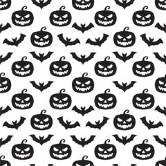 Spooky Halloween Elements Silhouette Vector Set

Witch Flying on Broom with Bats Halloween Clipart

Haunted House with Pumpkin and Bats Silhouette Design

Creepy Halloween Scene with Ghosts and Full M