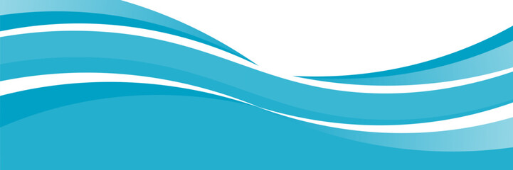 Blue and white business wave banner background. vector. eps.10