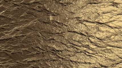 Abstract golden textured background with detailed metallic surface