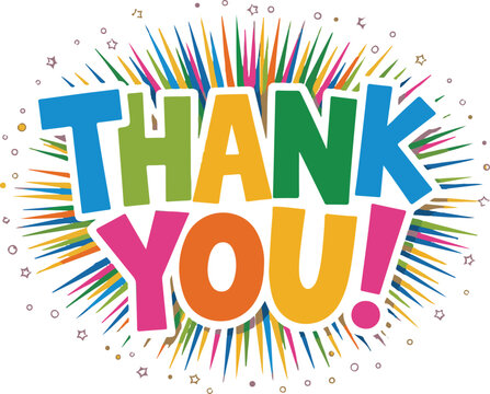 A Cheerful Thank You Card Perfect for expressing gratitude - Powered by Adobe