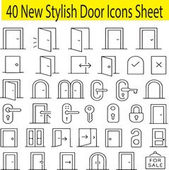 New Stylish Door Icons SHeet