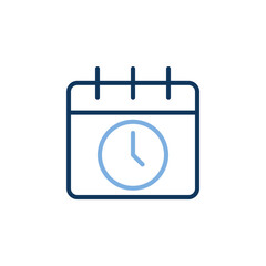 Schedule icon. Time and Date icon. Calendar icon. Clock icon. 