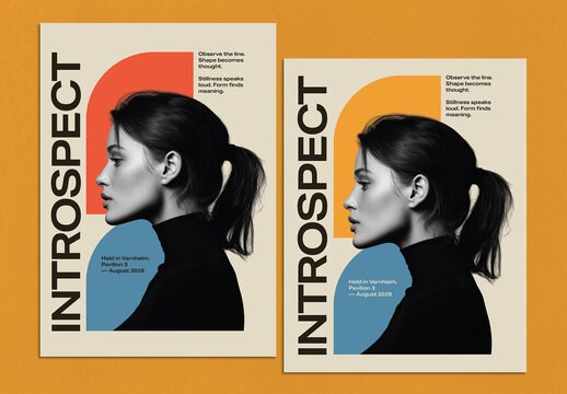 Creative Identity Event Swiss Poster Layout