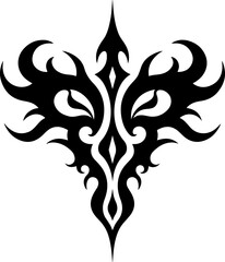 "Dragon Tribal Tattoo Set – Mythical Beast & Abstract Ink Art" vector bundle