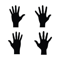 Obraz premium hands vector illustration