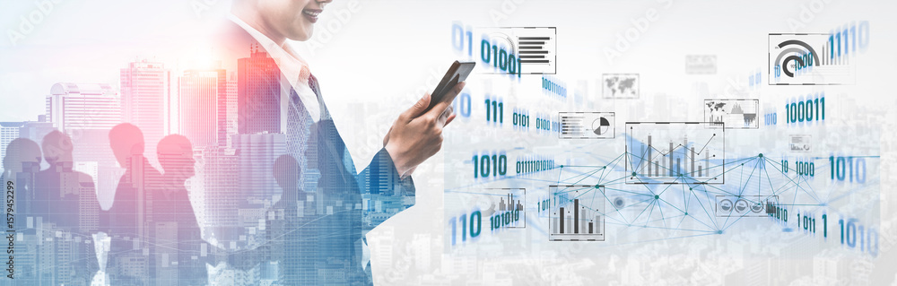 Aufkleber big data and analytics support real-time insights, predictive modeling, and data-driven decisions fo